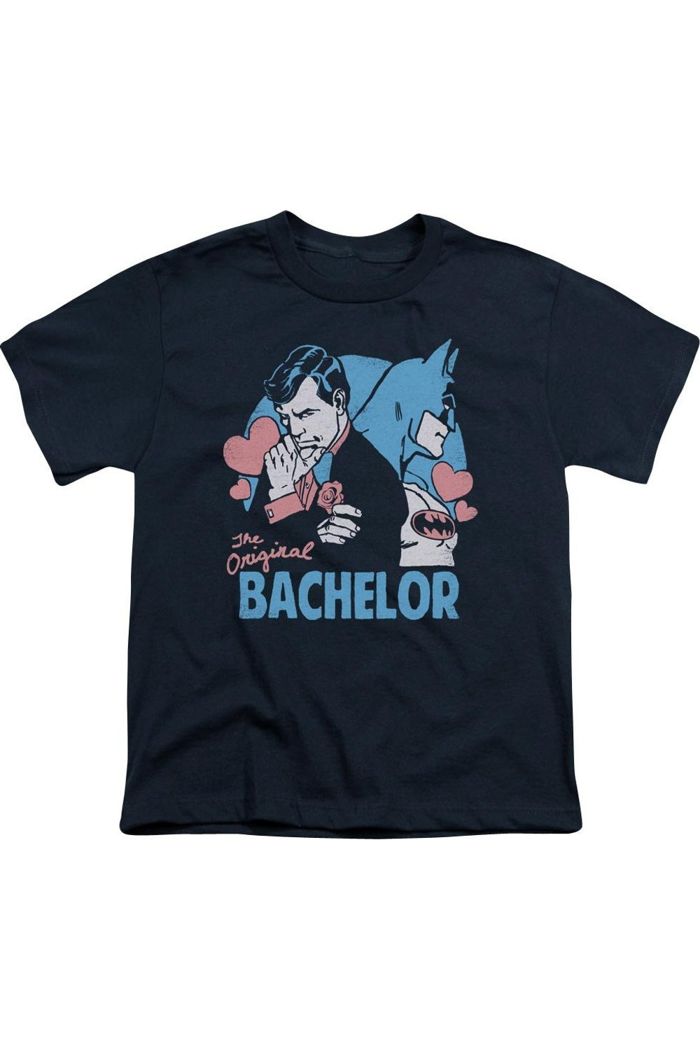 Футболка DC Comics с коротким рукавом для подростков Gildan, темно-синий 
Футболка DC Comics с коротким рукавом для подростков Gildan, темно-синий