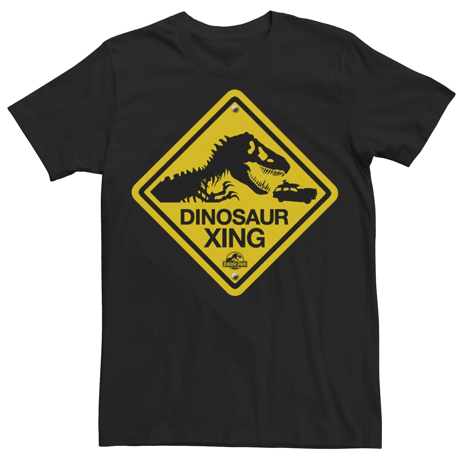 Мужская футболка Jurassic Park Dino Crossing Licensed Character 
Мужская футболка Jurassic Park Dino Crossing Licensed Character