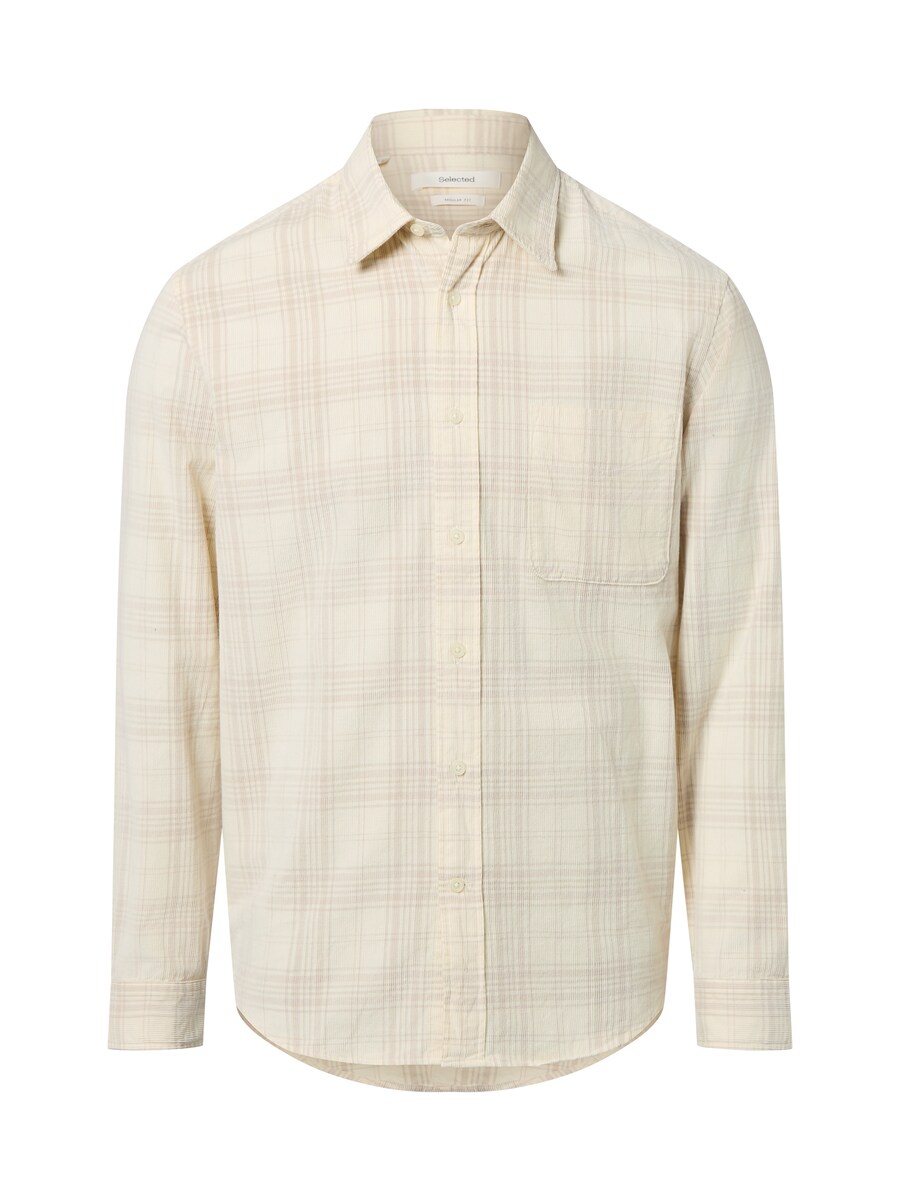Рубашка на пуговицах классического кроя SELECTED, бежевый
Рубашка на пуговицах классического кроя SELECTED, бежевый