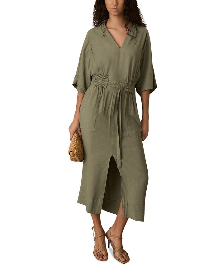 Платье миди Cecelia с присборенной талией REISS, коричневый/бежевый
Платье миди Cecelia с присборенной талией REISS, коричневый/бежевый