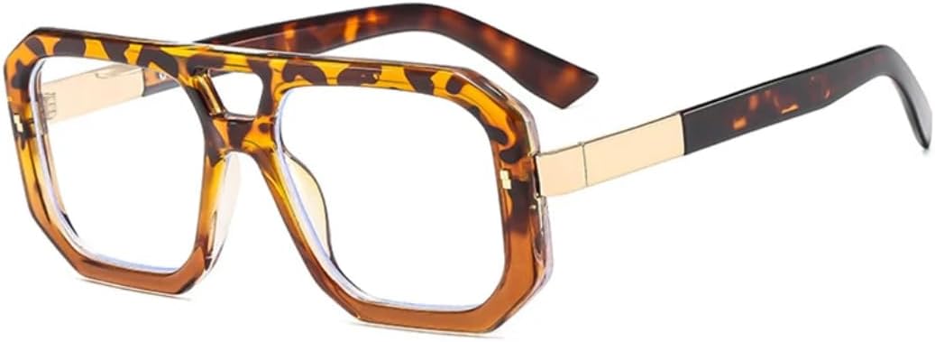 Солнцезащитные очки с двойной перемычкой для женщин и мужчин, роскошные, в стиле ретро, с прозрачными линзами, градиентной подсветкой, защитой от УФ-излучения UV400 и заклепками UATXTAU, Leopard Tea Clear
Солнцезащитные очки с двойной перемычкой для женщин и мужчин, роскошные, в стиле ретро, с прозрачными линзами, градиентной подсветкой, защитой от УФ-излучения UV400 и заклепками UATXTAU, Leopard Tea Clear