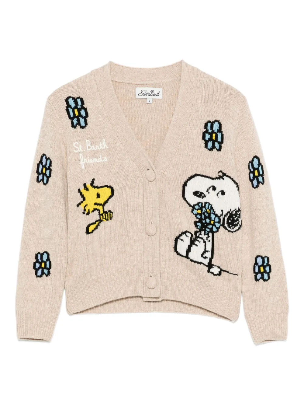 Кардиган с цветочной вышивкой Mc2 Saint Barth Kids, нейтральный
Кардиган с цветочной вышивкой Mc2 Saint Barth Kids, нейтральный