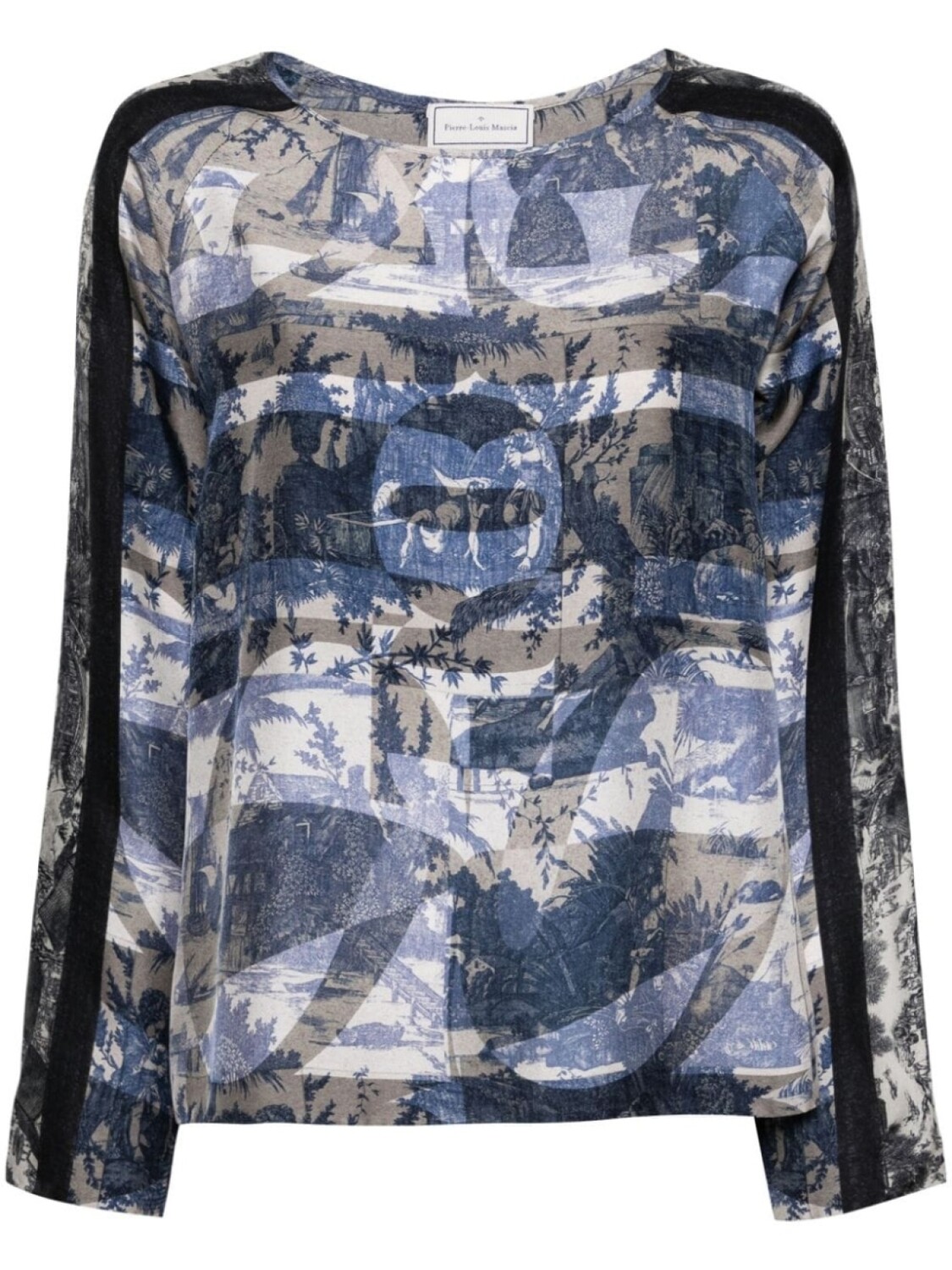 Pierre-Louis Mascia блузка с алоэ, синий
Pierre-Louis Mascia блузка с алоэ, синий
