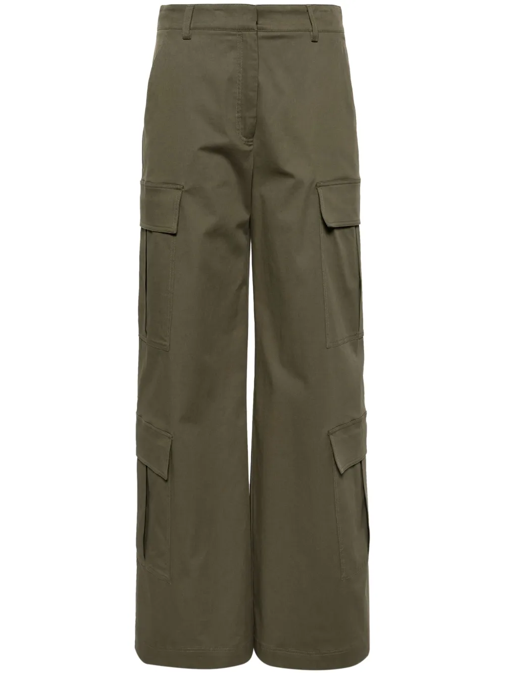 Широкие брюки карго Moschino, зеленый
Широкие брюки карго Moschino, зеленый