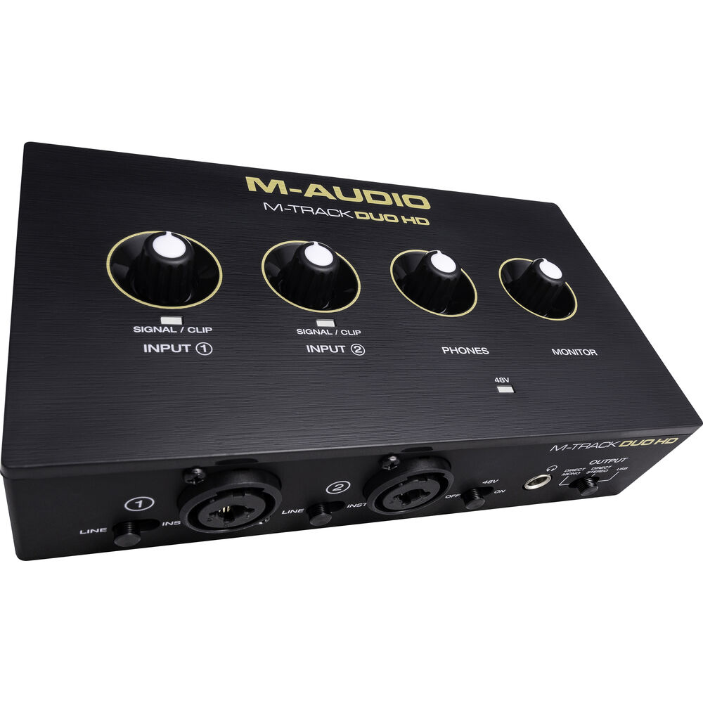 Аудиоинтерфейс M-Audio M-Track Duo HD USB-C
Аудиоинтерфейс M-Audio M-Track Duo HD USB-C