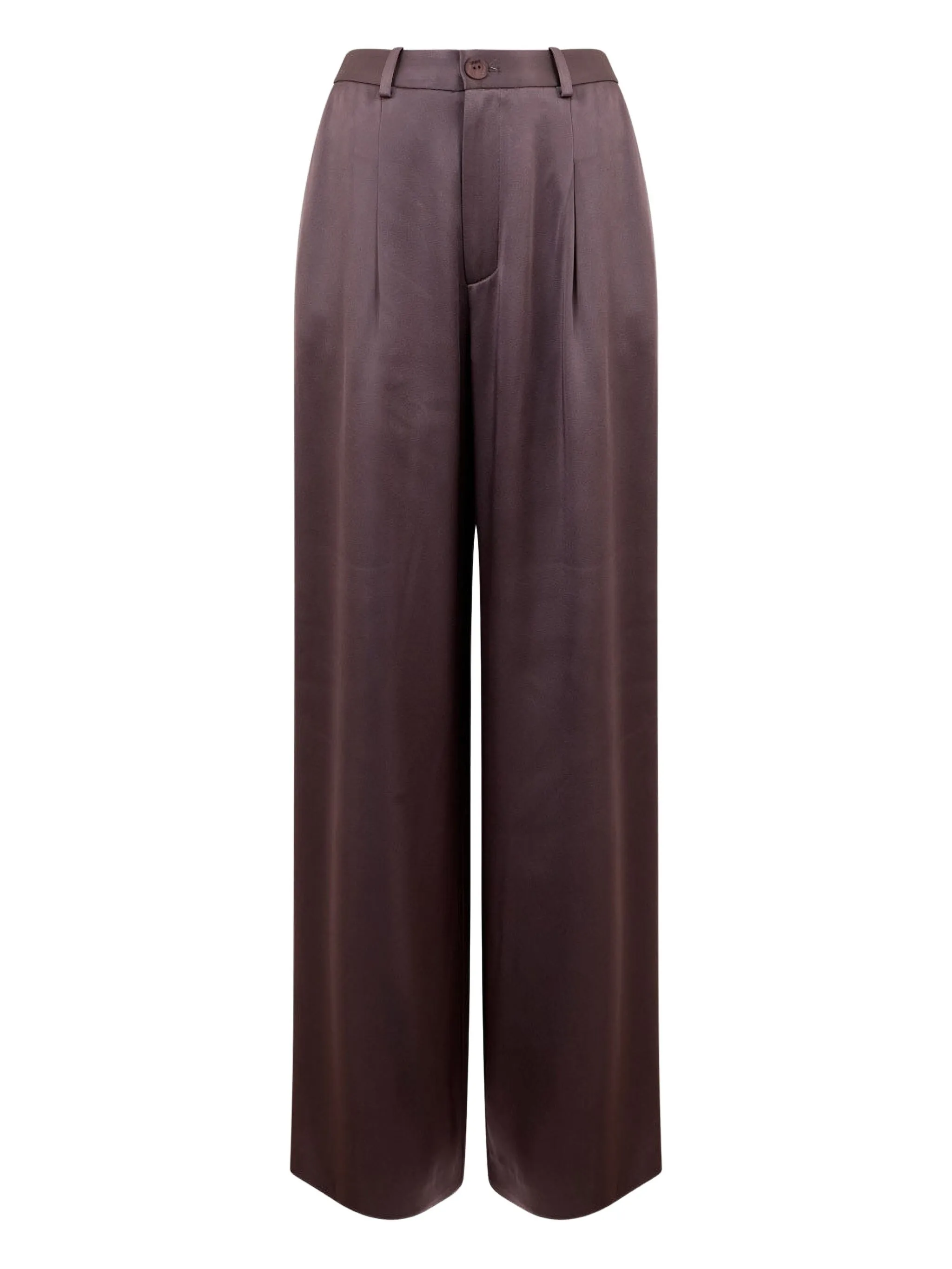 Атласные брюки со складками Lapointe, коричневый
Атласные брюки со складками Lapointe, коричневый