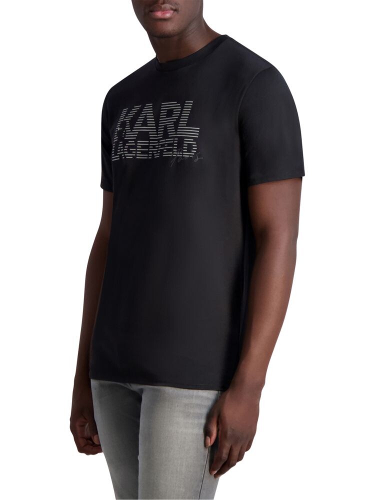 Хлопковая футболка с логотипом Pima Karl Lagerfeld Paris, черный
Хлопковая футболка с логотипом Pima Karl Lagerfeld Paris, черный