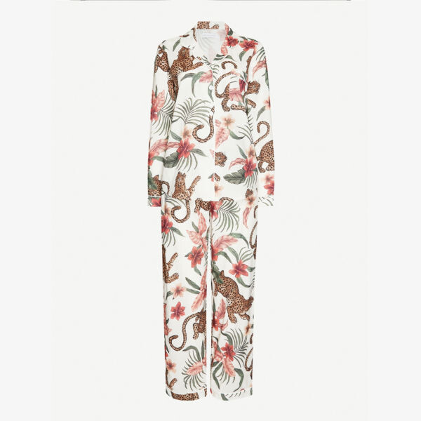 Пижамный комплект soleia из органического хлопка с принтом джунглей Desmond And Dempsey, бежевый
Пижамный комплект soleia из органического хлопка с принтом джунглей Desmond And Dempsey, бежевый