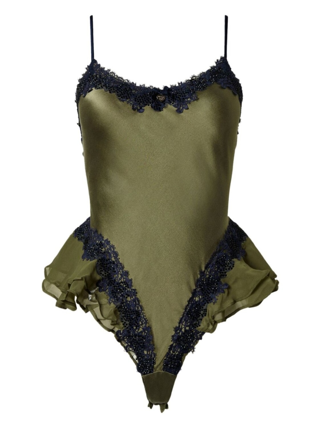 Боди TWINSET, украшенное стразами, зеленый
Боди TWINSET, украшенное стразами, зеленый