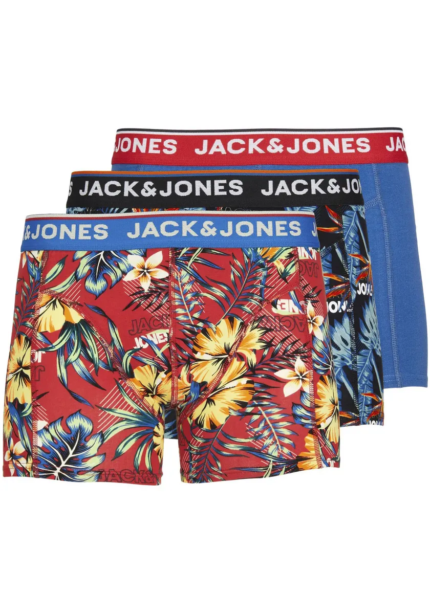 Трусы-боксеры Jack & Jones "JACAZORES TRUNKS 3 PACK" (упаковка, 3 шт.), черный 
Трусы-боксеры Jack & Jones "JACAZORES TRUNKS 3 PACK" (упаковка, 3 шт.), черный