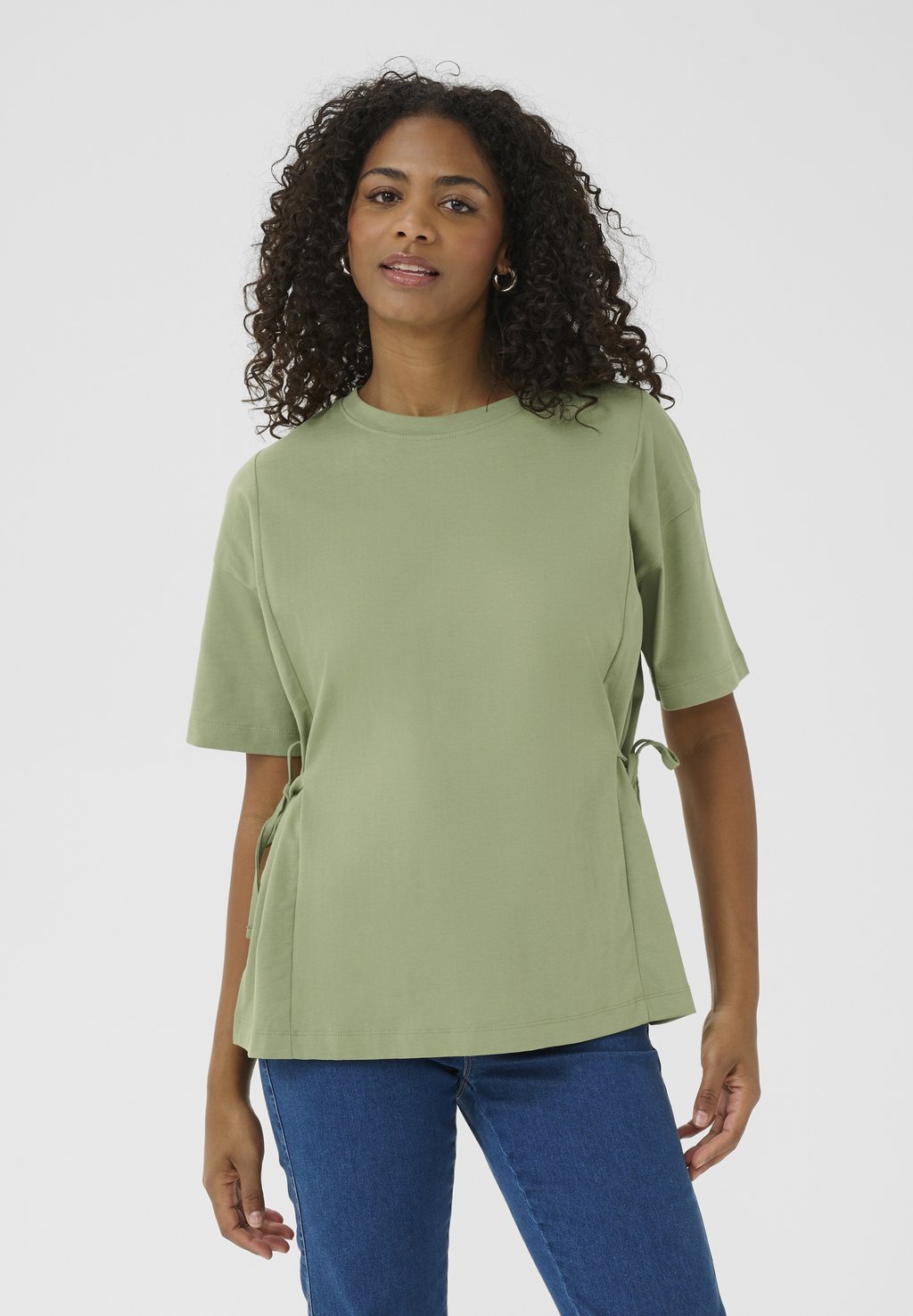 Базовая футболка Kaffe, зеленый
Базовая футболка Kaffe, зеленый