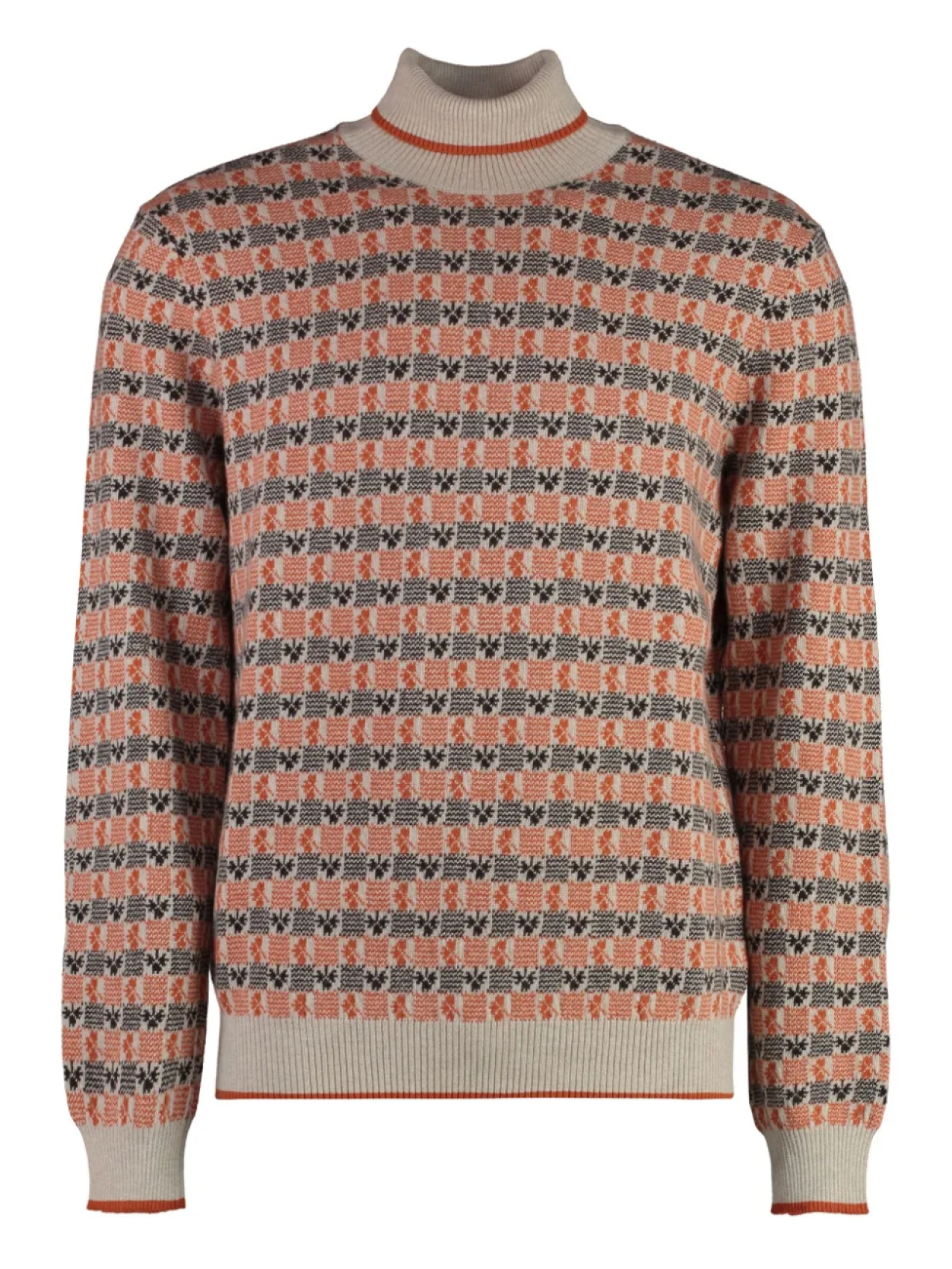 Свитер с геометрическим узором Malo, оранжевый
Свитер с геометрическим узором Malo, оранжевый
