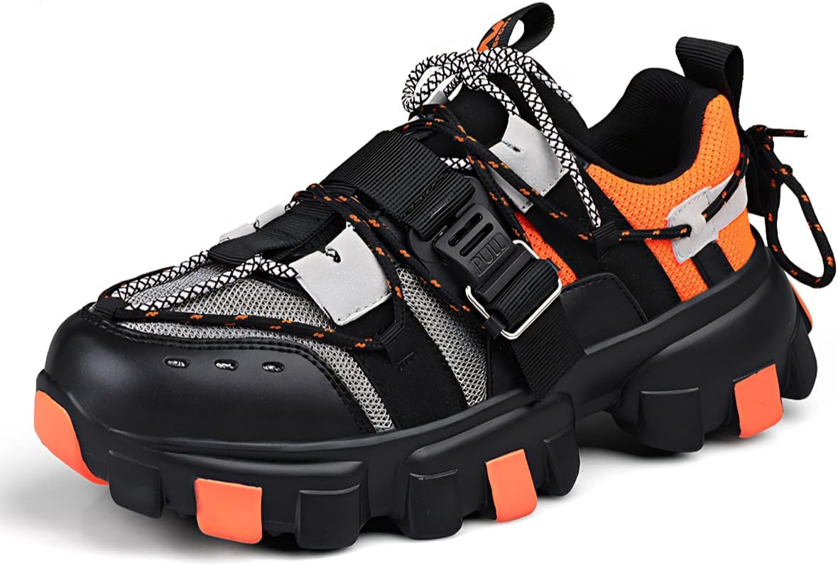 Мужские кроссовки Y2K из сетки и кожи, удобные и дышащие, для улицы с прочной подошвой и ремешками Ctkvbmeoi, оранжевый
Мужские кроссовки Y2K из сетки и кожи, удобные и дышащие, для улицы с прочной подошвой и ремешками Ctkvbmeoi, оранжевый