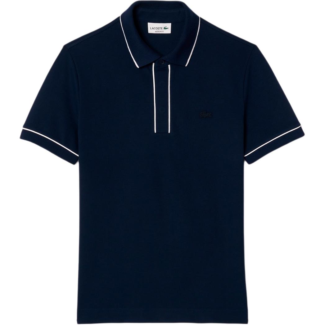 Поло с контрастной отделкой LACOSTE, синий
Поло с контрастной отделкой LACOSTE, синий