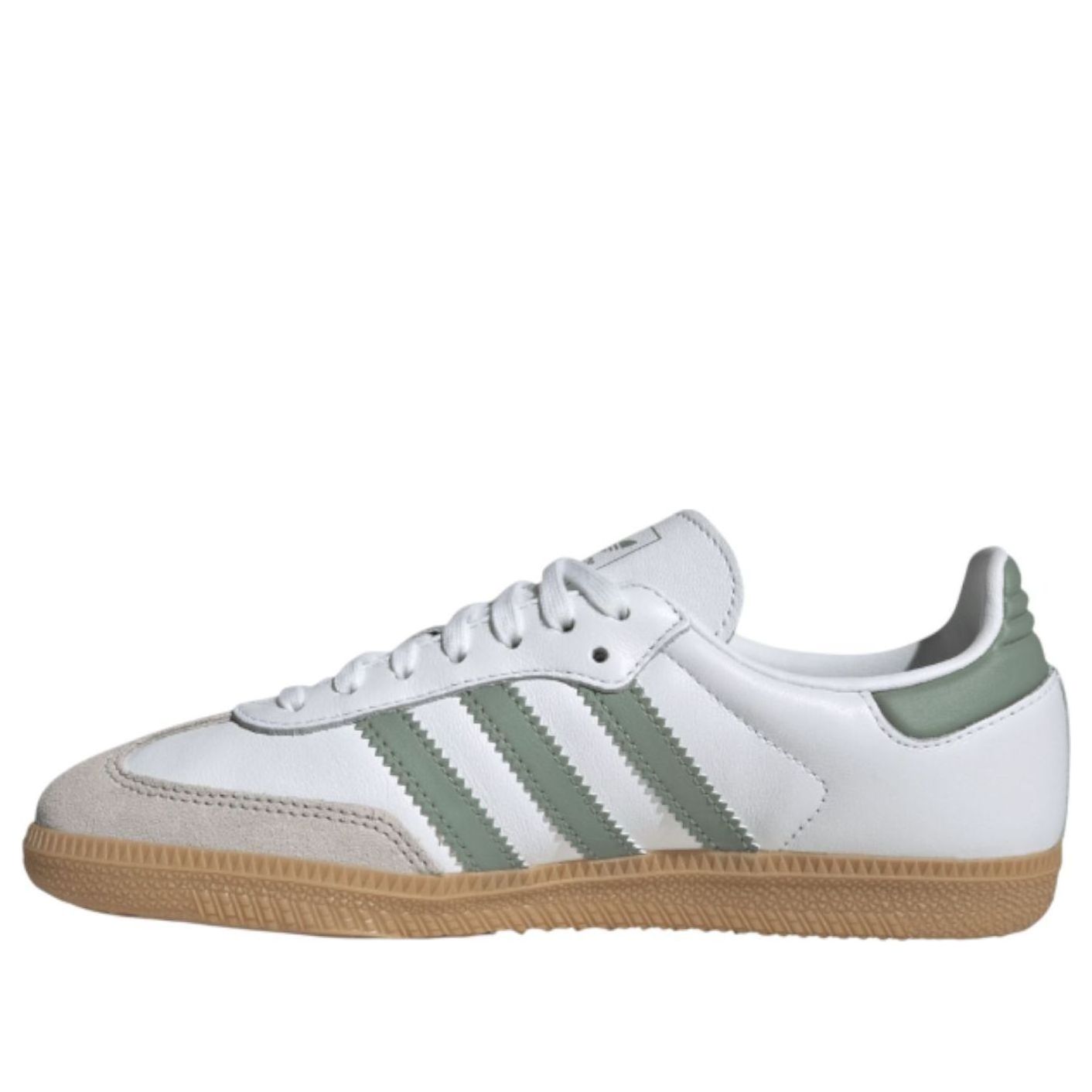 (GS) Adidas Samba OG 'Cloud White Silver Green'
(GS) Adidas Samba OG 'Cloud White Silver Green'
