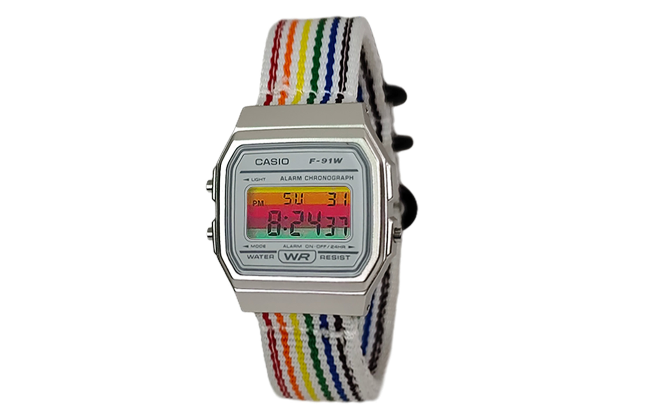 CASIO Ретроффит серия кварцевый механизм нейлоновый ремешок часы унисекс белый циферблат
CASIO Ретроффит серия кварцевый механизм нейлоновый ремешок часы унисекс белый циферблат