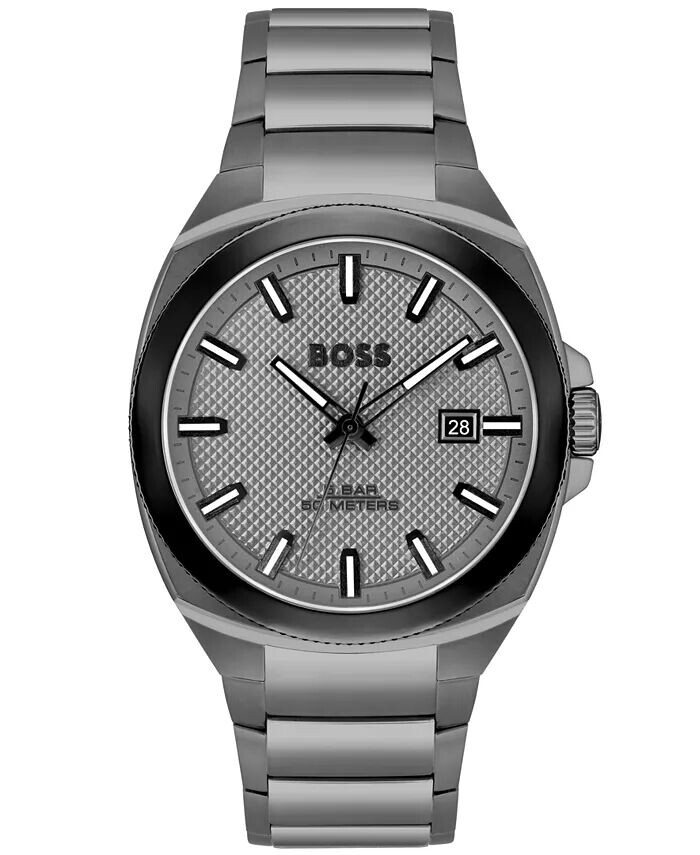Мужские часы Walker Quartz Basic Calendar с ионным покрытием, серая сталь, 41 мм Hugo Boss
Мужские часы Walker Quartz Basic Calendar с ионным покрытием, серая сталь, 41 мм Hugo Boss