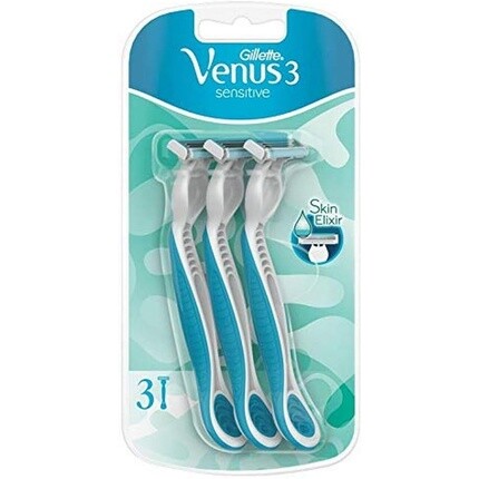 Gillette Venus3 Sensitive одноразовая бритва для женщин — упаковка из 3 шт., Venus
Gillette Venus3 Sensitive одноразовая бритва для женщин — упаковка из 3 шт., Venus