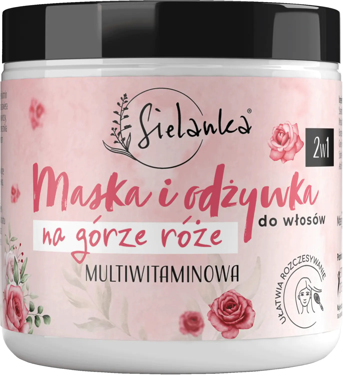 Мультивитаминная маска и кондиционер для волос 2в1 Sielanka Na Górze Róże, 250 мл
Мультивитаминная маска и кондиционер для волос 2в1 Sielanka Na Górze Róże, 250 мл
