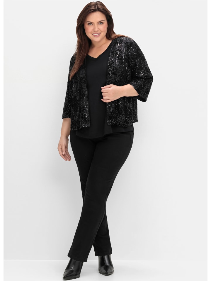 блузка-пиджак черного цвета sheego
блузка-пиджак черного цвета sheego