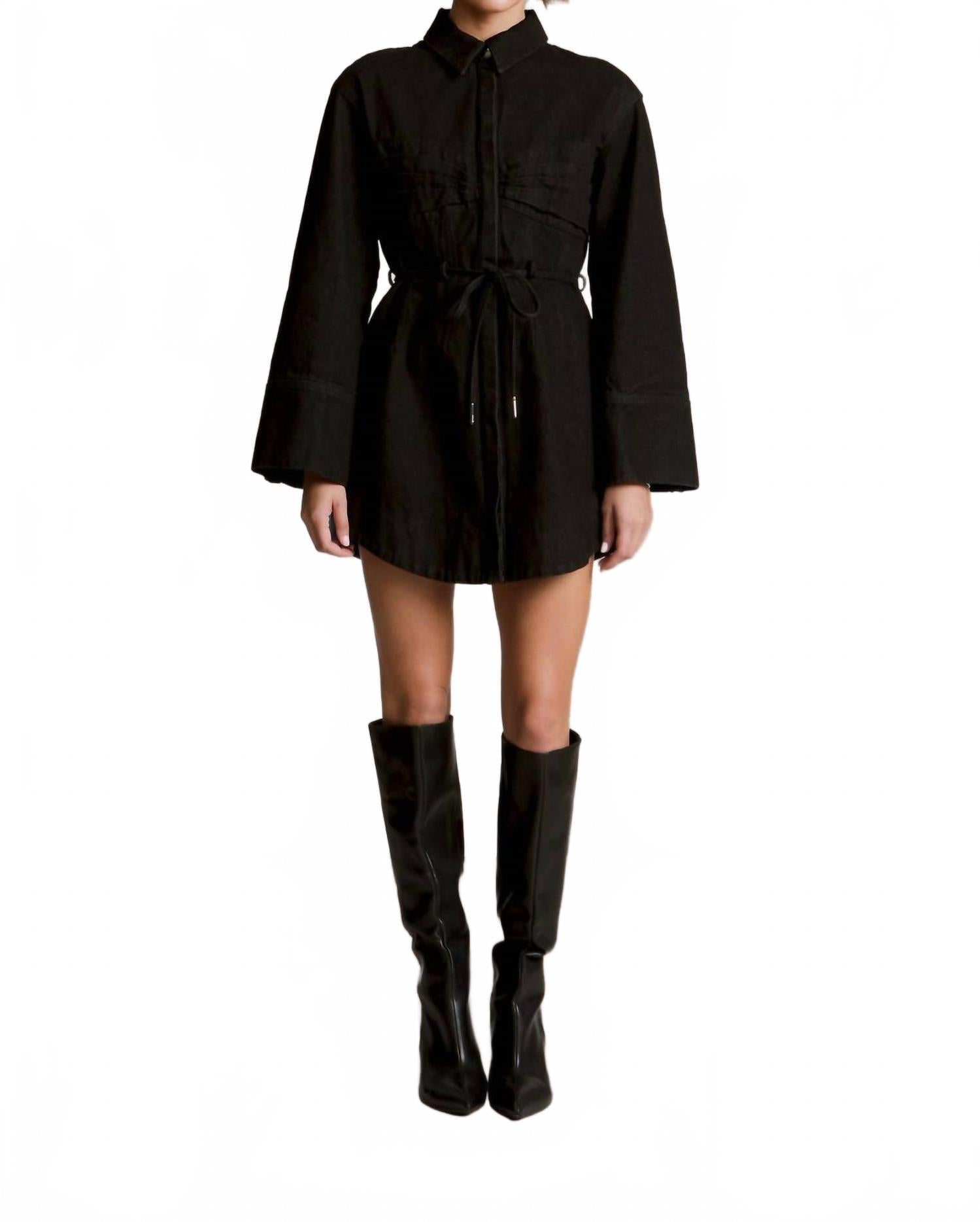 Джинсовое дневное платье цвета уголь Amur, Charcoal
Джинсовое дневное платье цвета уголь Amur, Charcoal