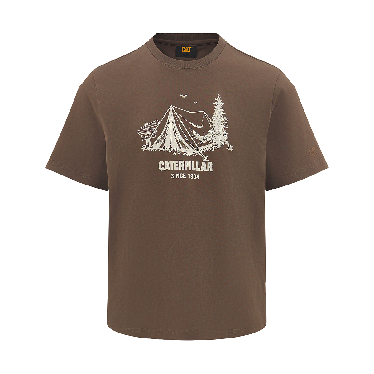 Футболка мужская CAT, темный хаки
Футболка мужская CAT, темный хаки