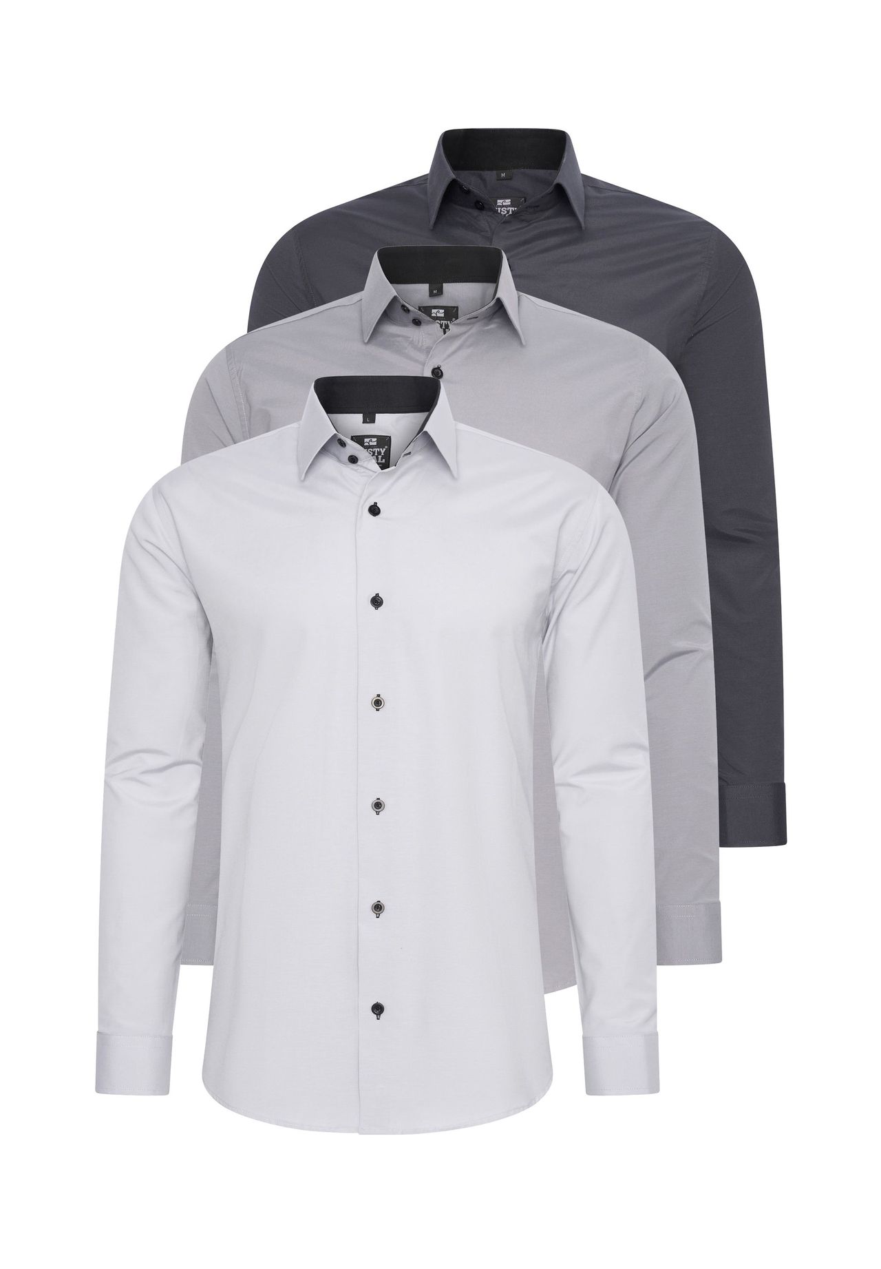 Рубашка (3 шт) с длинными рукавами, приталенного кроя RUSTY NEAL, серый
Рубашка (3 шт) с длинными рукавами, приталенного кроя RUSTY NEAL, серый