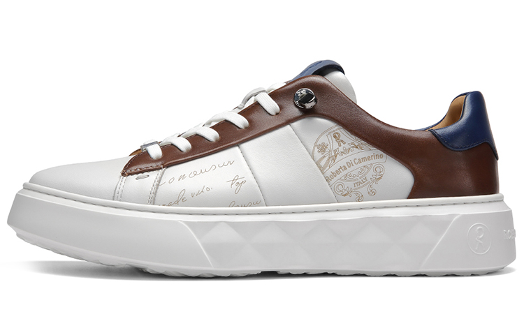 Roberta Di Camerino Низкие мужские кроссовки для скейтбординга коричневого и белого цвета
Roberta Di Camerino Низкие мужские кроссовки для скейтбординга коричневого и белого цвета