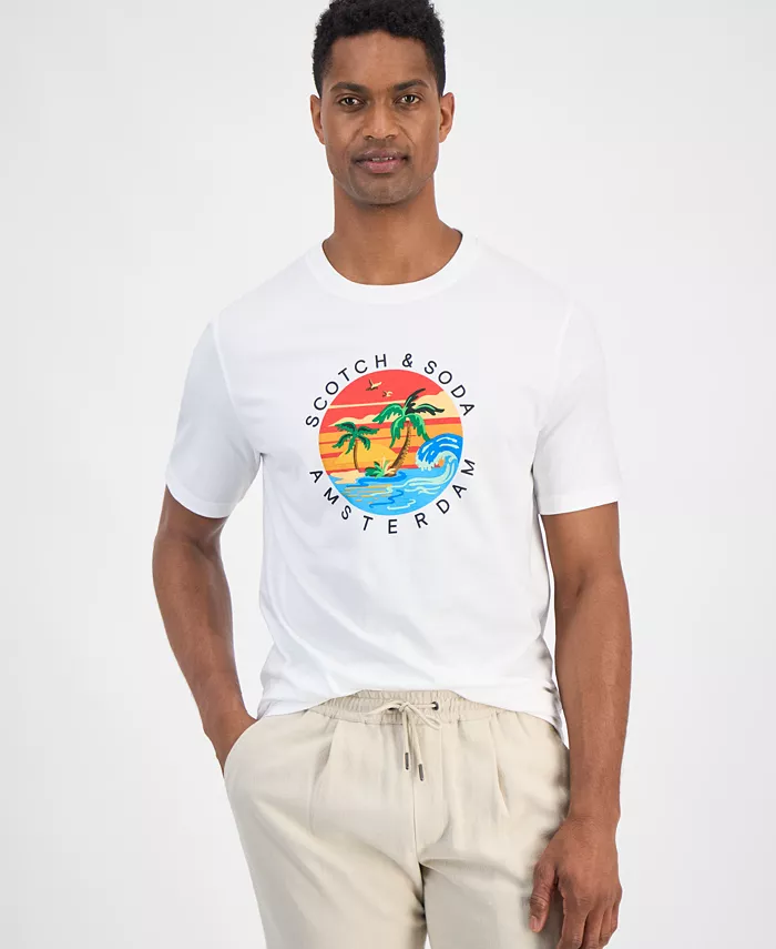 Мужская футболка классического кроя с принтом SCOTCH & SODA, белый
Мужская футболка классического кроя с принтом SCOTCH & SODA, белый