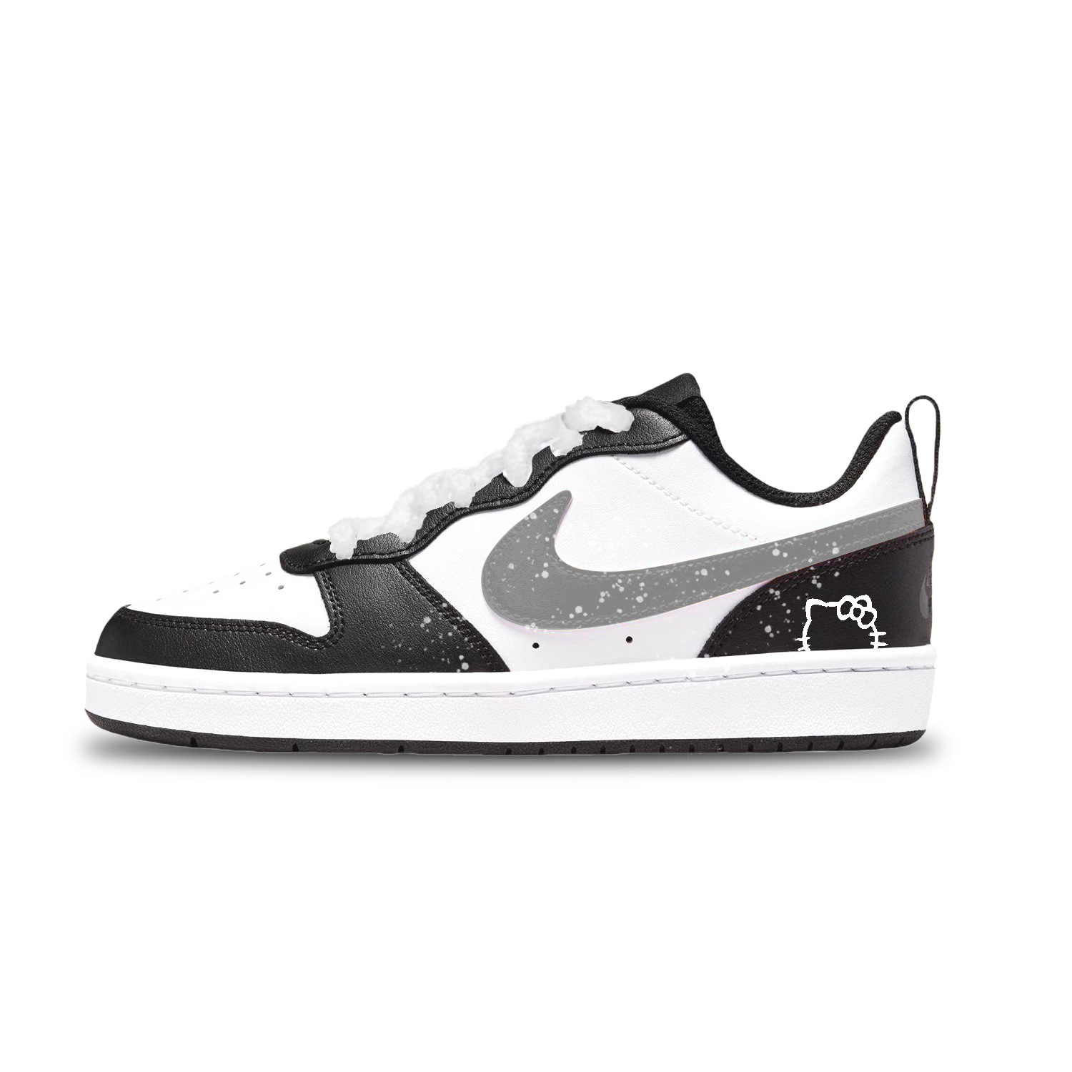 Nike Кроссовки для скейтбординга Court Borough Gray K Slip Resistant Abrasion Resistant низкие детские черно-бело-серые унисекс
Nike Кроссовки для скейтбординга Court Borough Gray K Slip Resistant Abrasion Resistant низкие детские черно-бело-серые унисекс