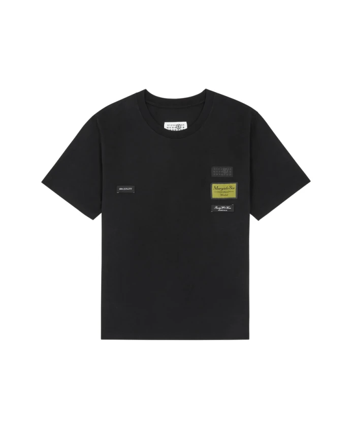 Футболка с круглым вырезом Mm6 Maison Margiela, черный
Футболка с круглым вырезом Mm6 Maison Margiela, черный