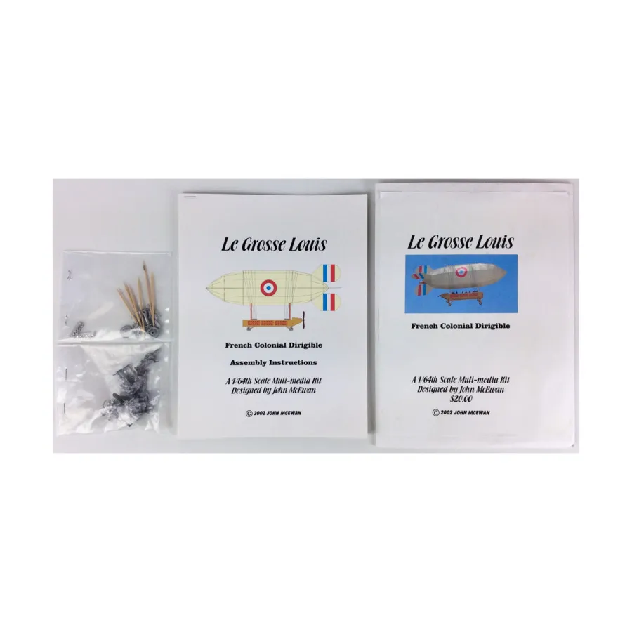 Le Grosse Louis - французский колониальный дирижабль, Historical Miniatures (1/64) (John McEwan)
Le Grosse Louis - французский колониальный дирижабль, Historical Miniatures (1/64) (John McEwan)