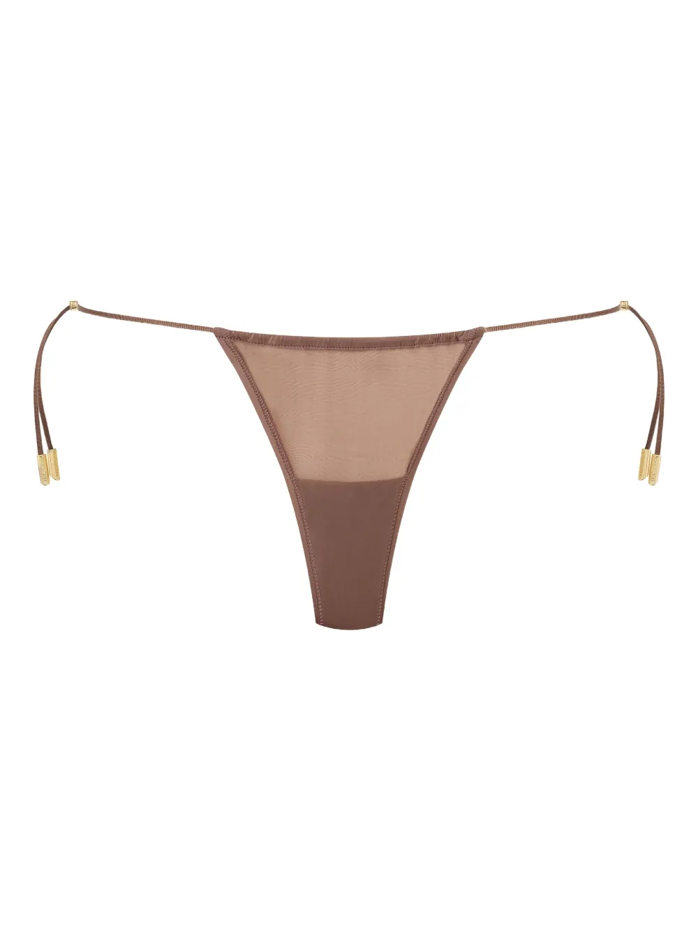 Стринги с отделкой бисером Maison Close, коричневый
Стринги с отделкой бисером Maison Close, коричневый