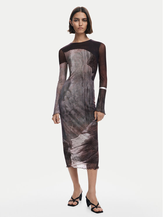 Повседневное платье slim fit Abyss Lacroix 25WWVK01 Desigual, коричневый
Повседневное платье slim fit Abyss Lacroix 25WWVK01 Desigual, коричневый