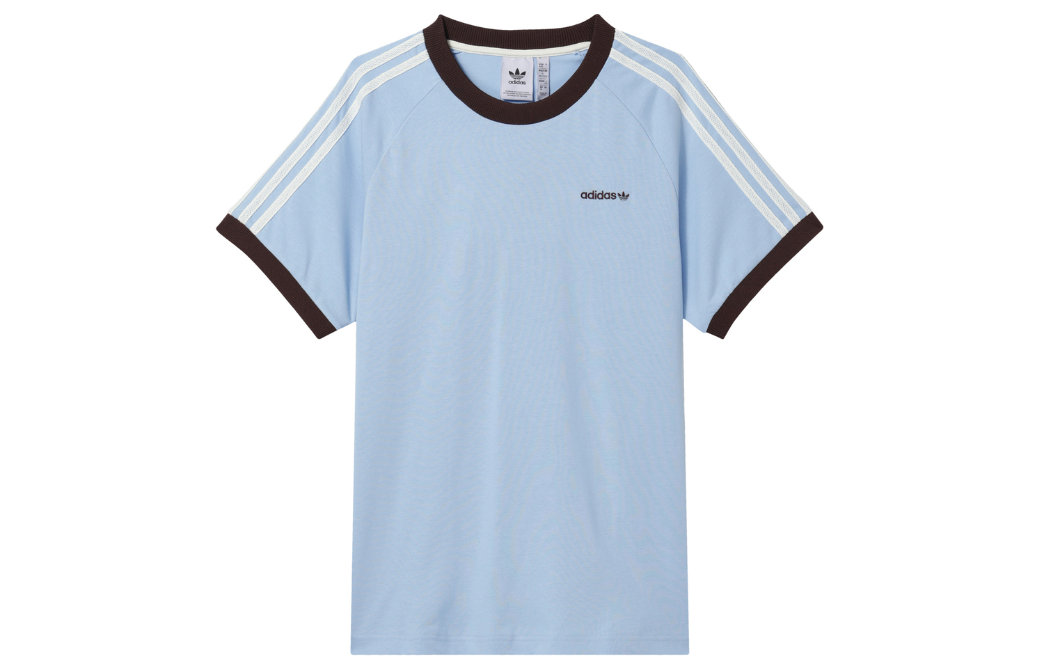 Футболка Adidas Originals 3 Stripes SS24 мужская розово-голубая 
Футболка Adidas Originals 3 Stripes SS24 мужская розово-голубая