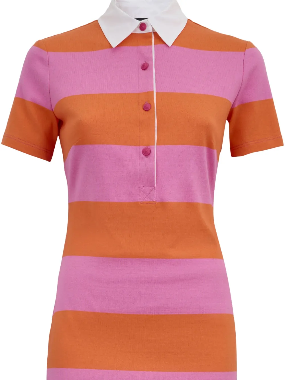 Платье поло в полоску Versace Jeans Couture, оранжевый
Платье поло в полоску Versace Jeans Couture, оранжевый