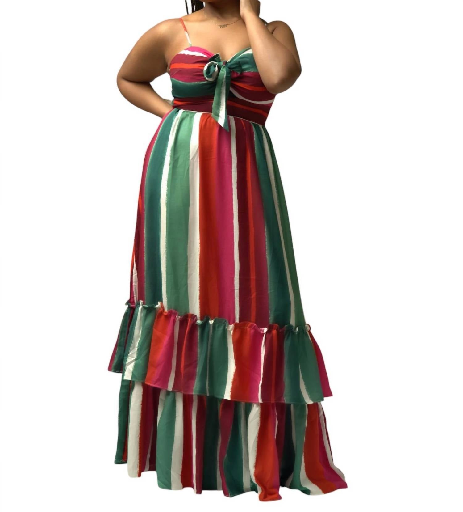 Платье макси без рукавов в розово-зеленом цвете THE SANG
Платье макси без рукавов в розово-зеленом цвете THE SANG