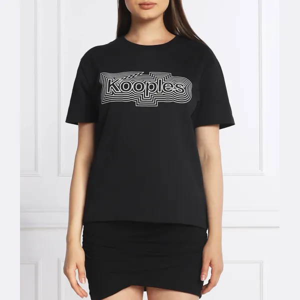 Футболка стандартного кроя The Kooples, черный
Футболка стандартного кроя The Kooples, черный