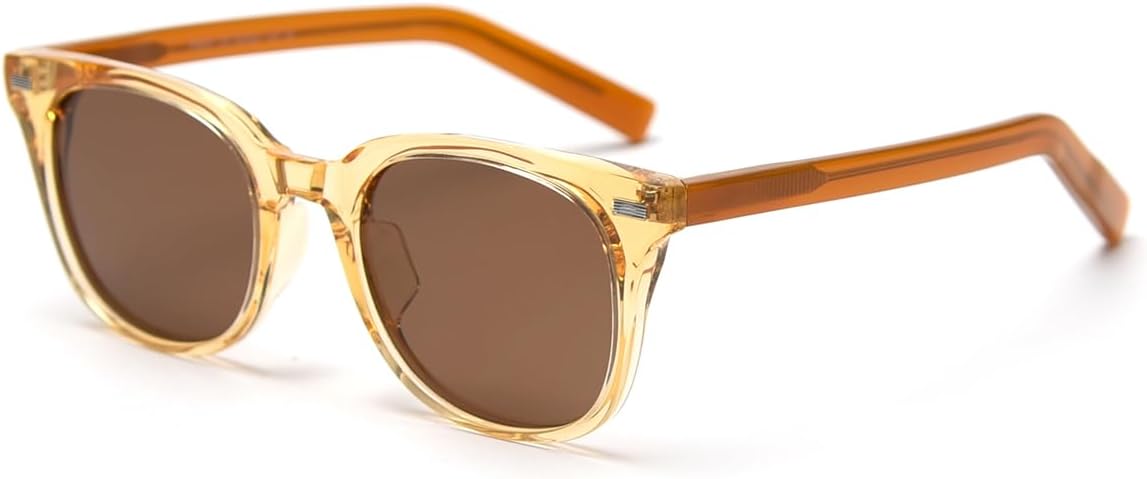 Квадратные поляризованные солнцезащитные очки для мужчин, оправа Tr90, модные очки с ацетатными дужками, женские очки с защитой от УФ-излучения UV400 weiyuchen, Yellow With Brown
Квадратные поляризованные солнцезащитные очки для мужчин, оправа Tr90, модные очки с ацетатными дужками, женские очки с защитой от УФ-излучения UV400 weiyuchen, Yellow With Brown