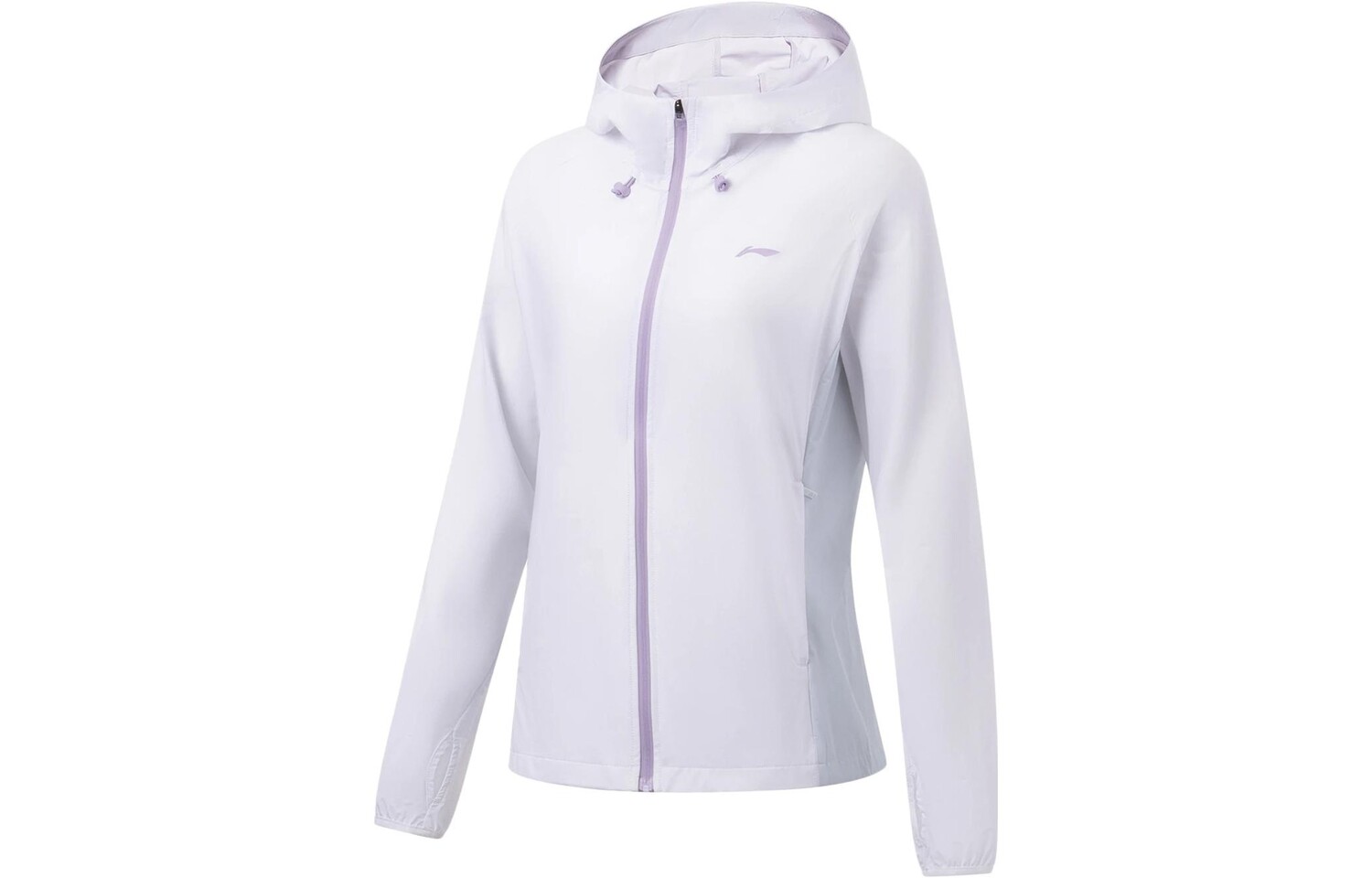 Тренчкот для бега из женской дневной коллекции с перьями Lining, Серый, Тренчкот для бега из женской дневной коллекции с перьями Lining