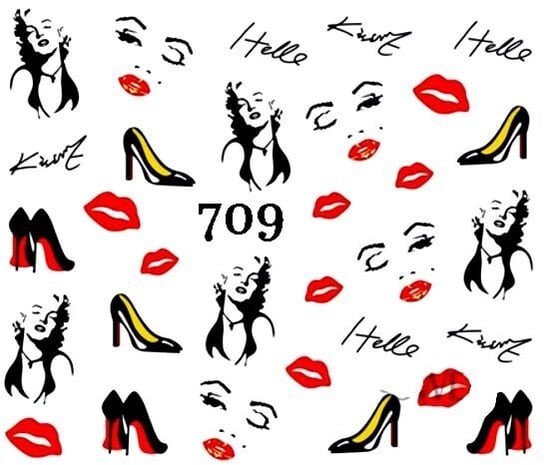 Водные наклейки для ногтей - №709, Raisin
Водные наклейки для ногтей - №709, Raisin