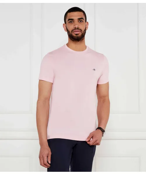 Футболка с изображением щита Slim fit Gant, розовый
Футболка с изображением щита Slim fit Gant, розовый