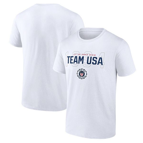 Мужская белая футболка team usa bold outline Fanatics
Мужская белая футболка team usa bold outline Fanatics