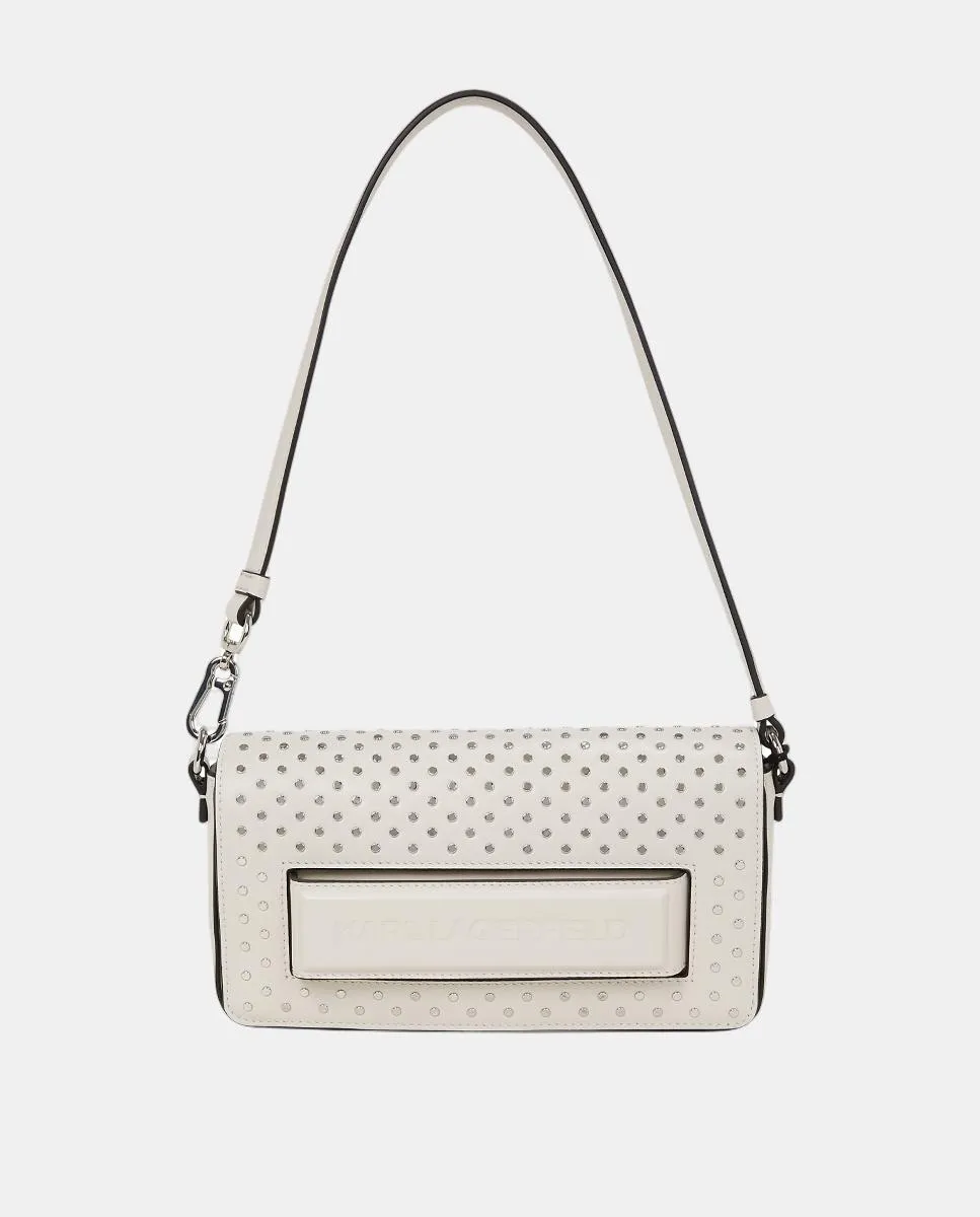 Кожаная сумка-багет Karl Lagerfeld, белый
Кожаная сумка-багет Karl Lagerfeld, белый