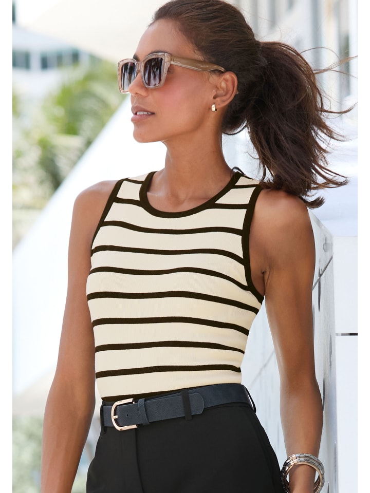 Топ LASCANA, цвет beige-schwarz
Топ LASCANA, цвет beige-schwarz