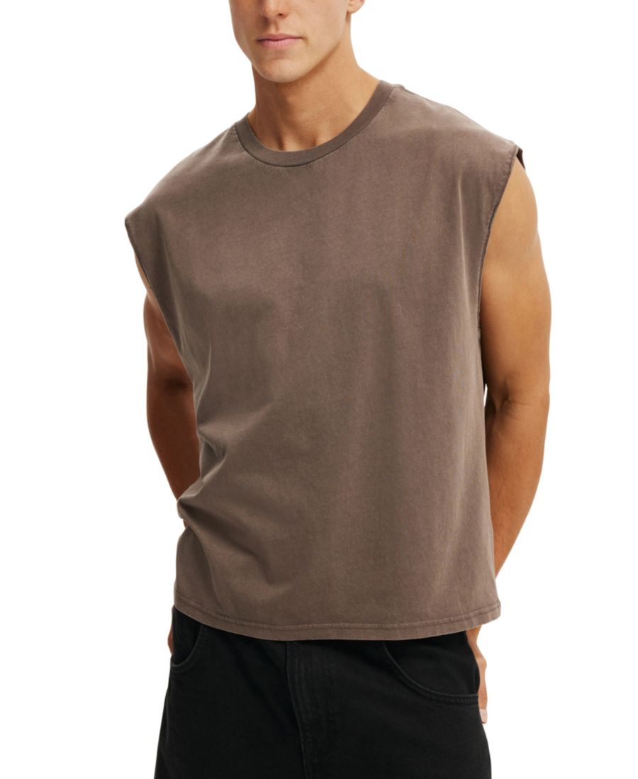 Мужская укороченная облегающая футболка COTTON ON, Brown
Мужская укороченная облегающая футболка COTTON ON, Brown