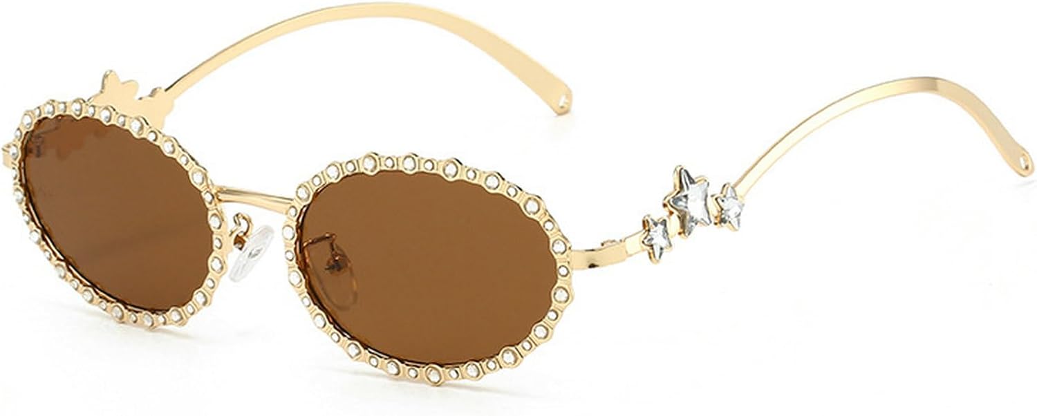 Роскошные солнцезащитные очки с овальной металлической оправой и бриллиантами для женщин, маленькая оправа, овальные солнцезащитные очки с защитой от УФ-излучения UV400, винтажные очки для активного отдыха mincl, C3
Роскошные солнцезащитные очки с овальной металлической оправой и бриллиантами для женщин, маленькая оправа, овальные солнцезащитные очки с защитой от УФ-излучения UV400, винтажные очки для активного отдыха mincl, C3