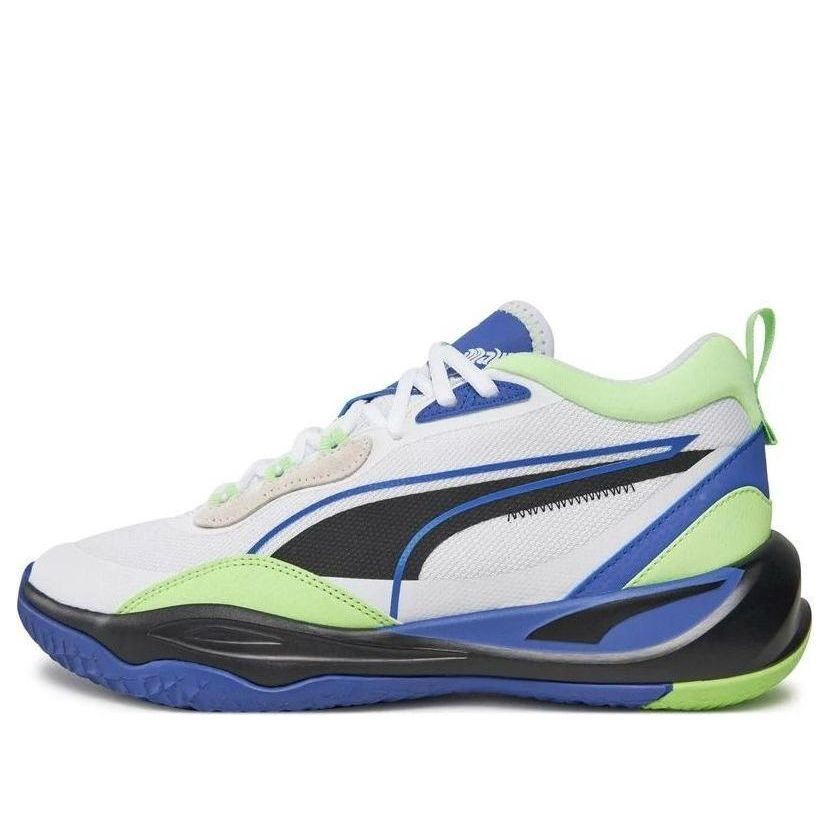 Кроссовки PUMA Playmaker 'White Blue Green', белый
Кроссовки PUMA Playmaker 'White Blue Green', белый