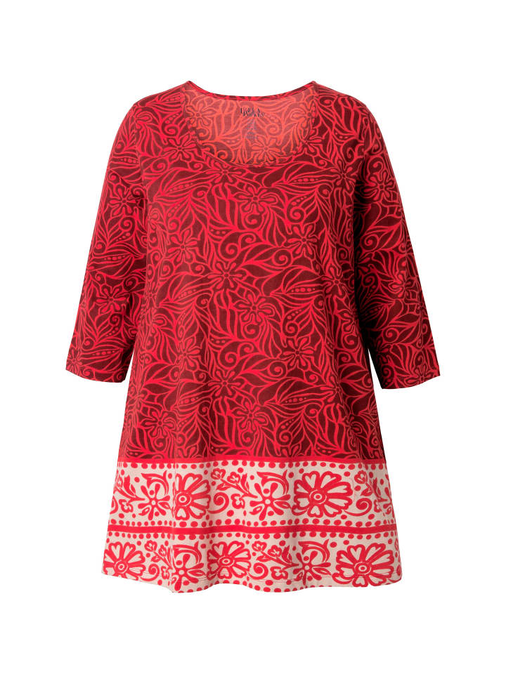 Длинная рубашка клубнично-красного цвета Ulla Popken
Длинная рубашка клубнично-красного цвета Ulla Popken