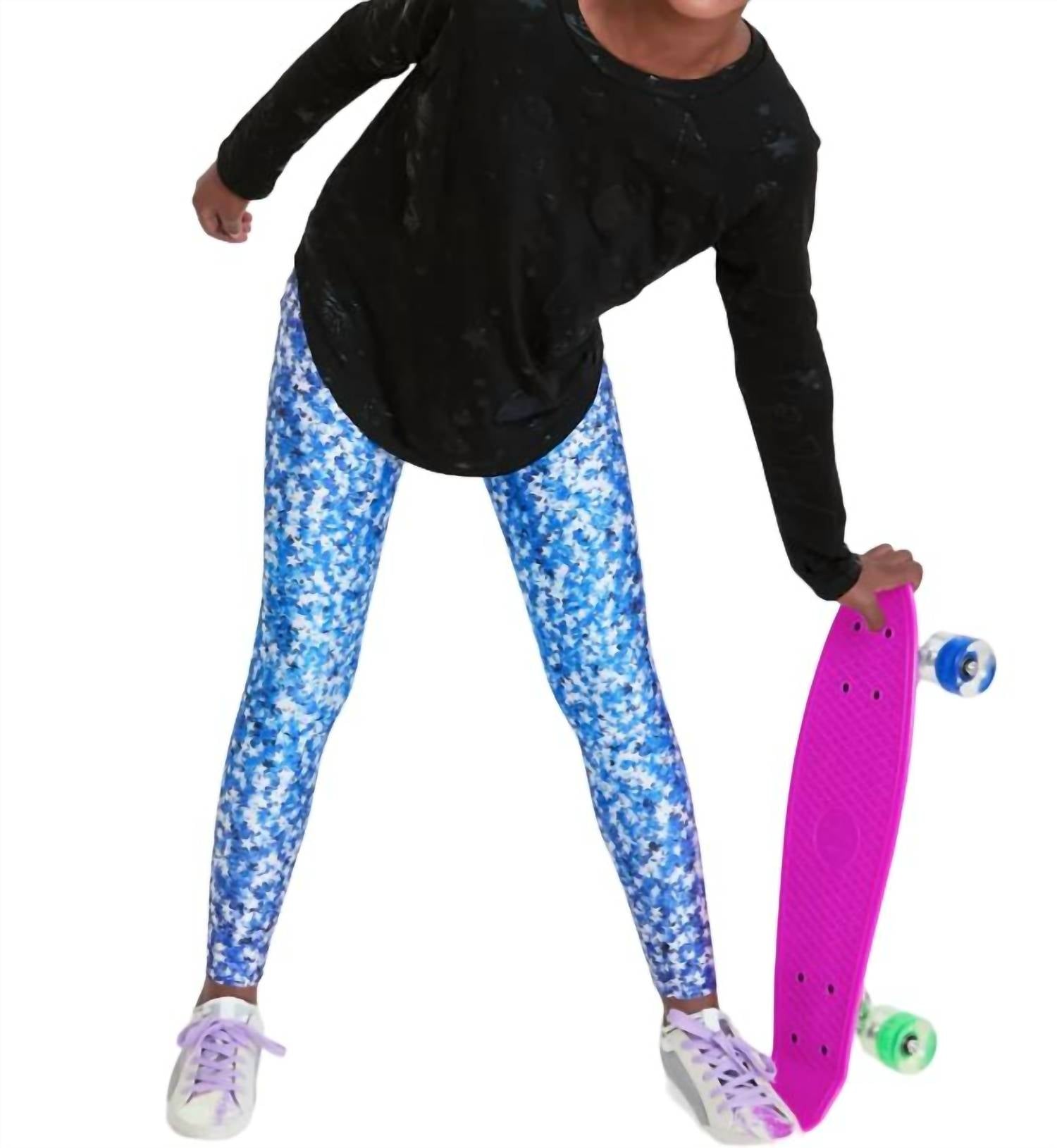 Леггинсы со звездным принтом в синих блестках Terez
Леггинсы со звездным принтом в синих блестках Terez